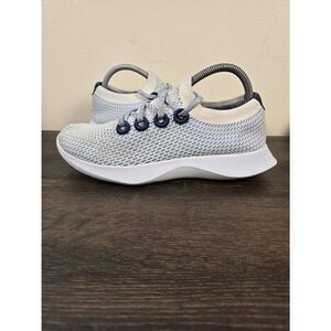 Allbirds Tree Dasher White Blue Comfort Sneakers Women’s Running Shoes Size 9.5